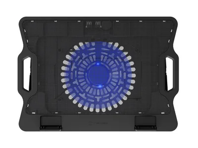 Охлаждаща подложка за лаптоп Natec Dipper 2, 12"-17.3", LED подсветка, 2 USB, черен