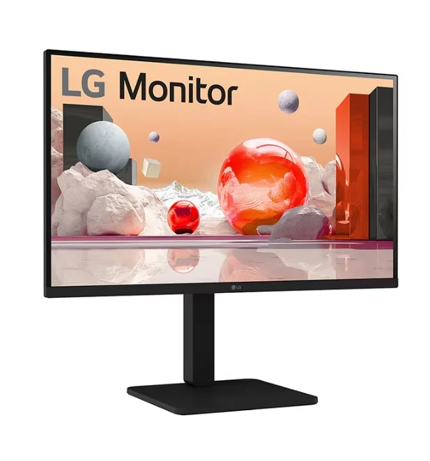 Монитор LG 27BA550-B 27" IPS Full HD 100Hz, 5ms, LED, sRGB 99%, вградени говорители, USB хъб, регулируема стойка, черен