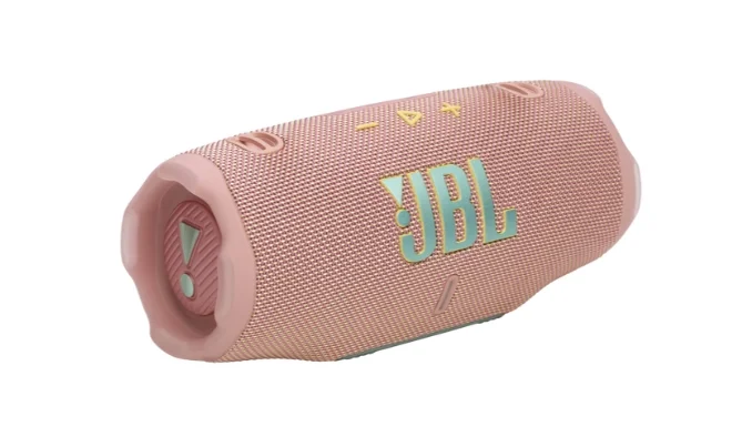 Тонколона JBL Charge 6 Pink, Bluetooth, водоустойчива, 45 W