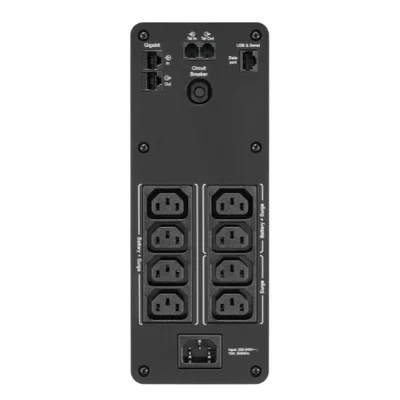 UPS APC – Back-UPS Pro BR1600SI, 1600VA, 8 изхода, line-interactive, AVR, LCD дисплей