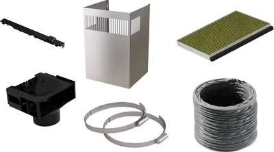 Bosch DWZ1FB3I6, Long-life Clean Air recirculation kit, stainless steel look