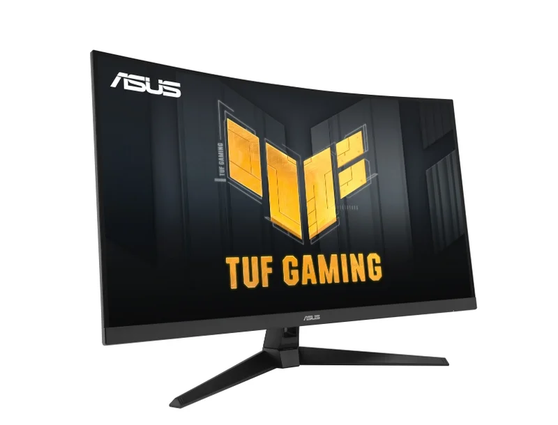 Asus TUF Gaming VG32WQ3B Gaming Monitor, 31.5 ", QHD, Curved, 180Hz, ELMB, FreeSync, 0.5ms response time,300 cd/m2, 90% DCI-P3, HDR, DisplayWidget Center, 2 x2w, Black