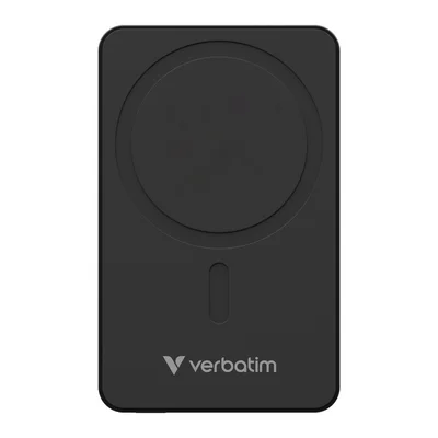 Външна батерия Verbatim Charge 'n' Go Essentials Magnetic Wireless 10000mAh Черен