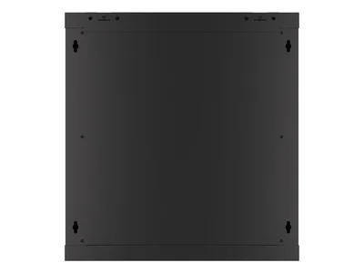 Lanberg rack cabinet 19" wall-mount 12U/600x450 for self-assembly with metal door black (flat pack)