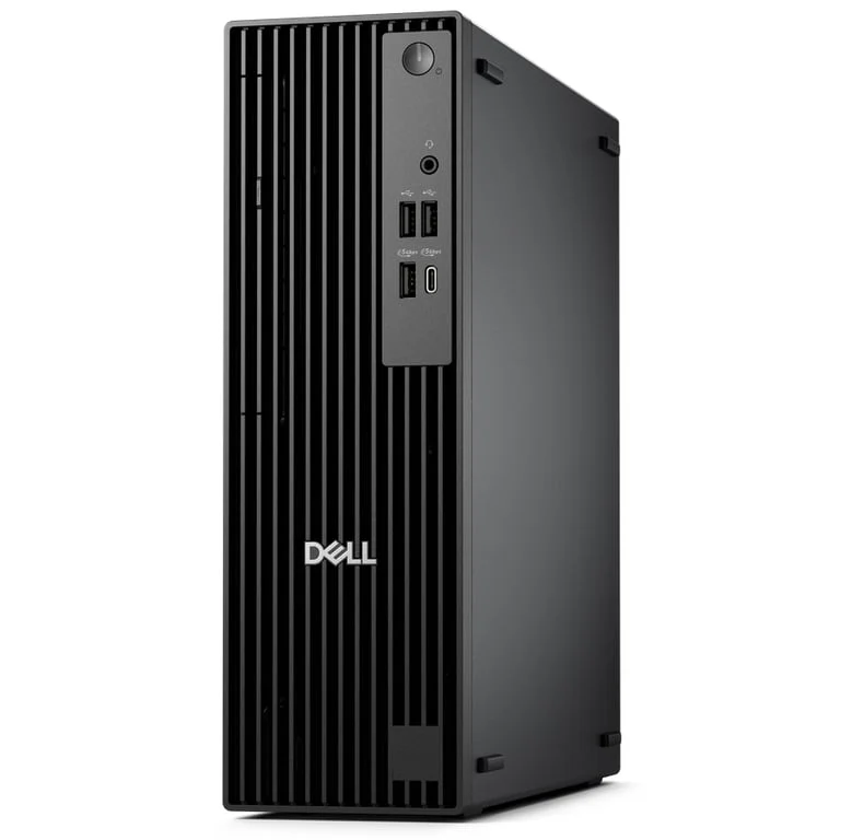 Настолен компютър DELL Pro Slim QCS1255, AMD Ryzen 7 8700G, 16GB DDR5, 512GB SSD, Integrated Graphics, Ubuntu, клавиатура и мишка, черен
