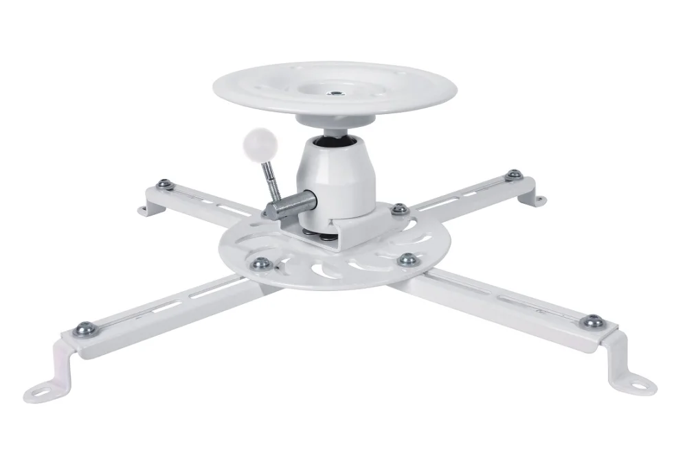 Sunne Ceiling/Bevel Projector Bracket, Ceiling to Projector 135mm, Tilt/Swivel -20°~+20°, 360 rotate max 25kg, universal mounting pattern up to 500mm width
