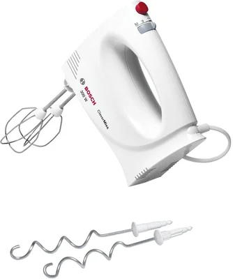 Bosch MFQ3010 Hand mixer, 300 W, 2 speed settings plus turbo function, White