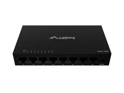 Суич Lanberg DSM1-1008 8 порта 1000Base-T метален корпус