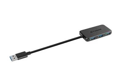 USB хъб Transcend – 4 порта, USB 3.1 Gen 1