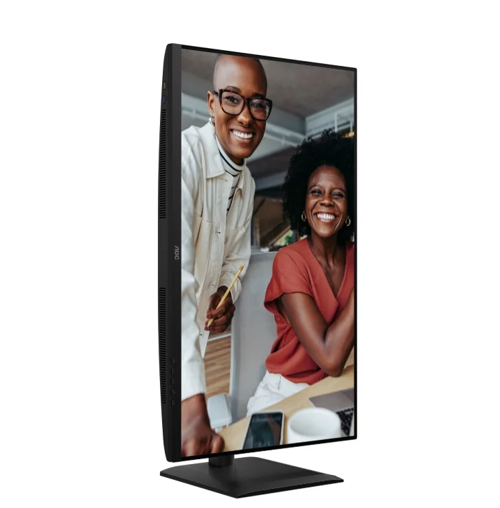 AOC Q32E4U, 31.5" IPS WLED, 2560x1440@100Hz, 4ms GtG, 350cd m/2, 1000:1, 20M:1 DCR, Adaptive Sync, FlickerFree, Anti Blue Mode, 3Wx2, Tilt, Height Adjust, Pivot, Swivel, 2xHDMI, DP, USB Hub