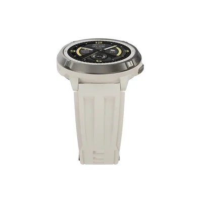 Смарт часовник HiFuture MIX3 Latte 1.43" AMOLED 466x466, Dual Core, Syntra AI, Bluetooth повиквания, 3ATM, компас, висотомер, True Heart Rate, SpO2, 10 дни живот на батерията, Бежов