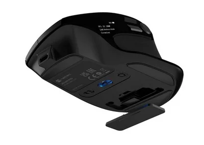 Безжична мишка NATEC Jaguar Pro 4000 DPI, 9 бутона, програмируеми, тиха, Black