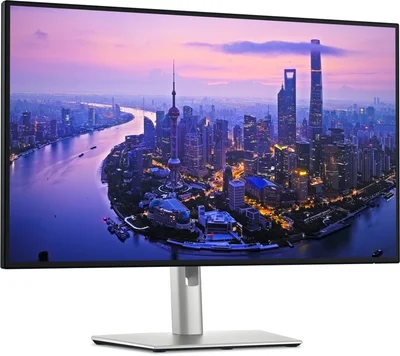 Монитор Dell UltraSharp U2725QE 27" IPS 4K UHD 120Hz, 5ms, 3000:1, 450cd/m2, DCI-P3 99%, HDR, Thunderbolt хъб, Power Delivery 140W, RJ45, регулируема височина, Pivot, Swivel, Tilt, сив