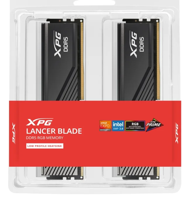 ADATA LANCER BLADE RGB 64GB (2x32GB) DDR5 6000 MHz CL30 Black
