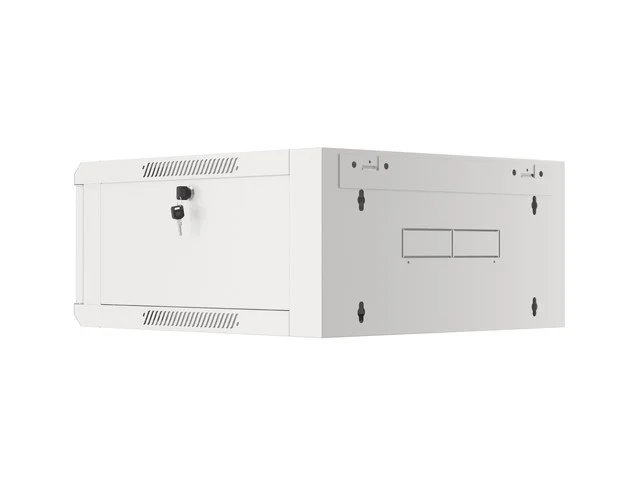Lanberg rack cabinet 19" wall-mounted 4U 600 fast assembly (flat pack) grey
