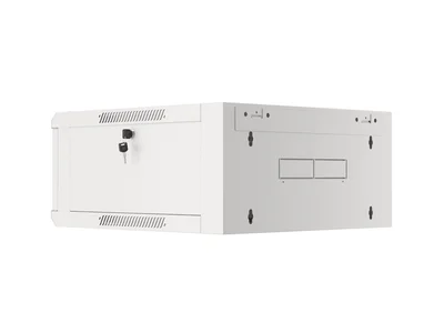 Lanberg rack cabinet 19" wall-mounted 4U 600 fast assembly (flat pack) grey