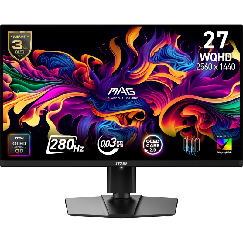 Монитор MSI MAG 271QP QD-OLED 27" 2560x1440 280Hz OLED
