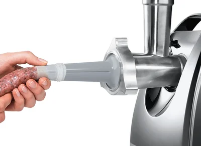 Bosch MFW67450, Meat mincer, ProPower 2000W, 3,5 kg/min, nr. 8, 3 sieves, kebbe attachment, juice extractor, reverse function, fruit press