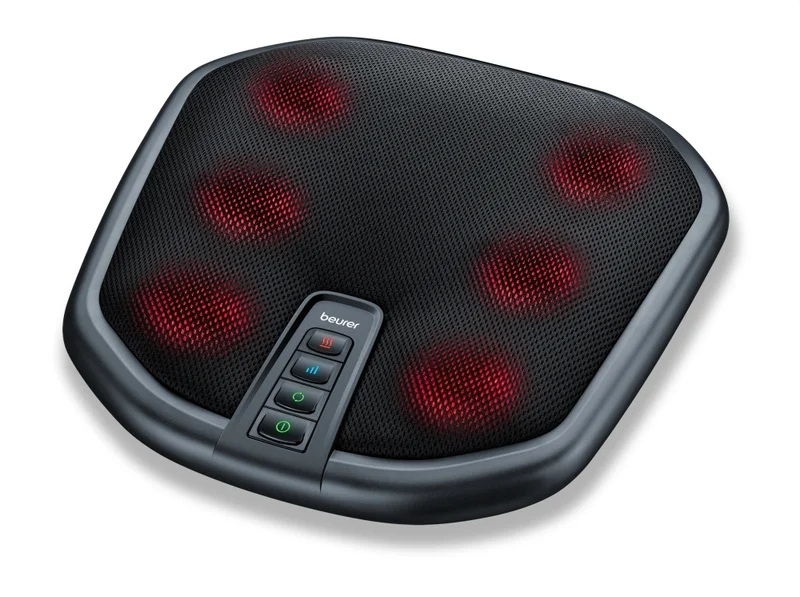 Масажор BEURER FM 70 Shiatsu за крака и гръб, с функция за затопляне, 18 масажни глави, 3 скорости, черен