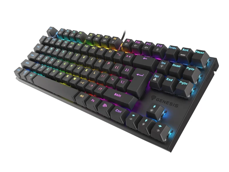 Геймърска механична клавиатура Genesis Thor 303 TKL RGB Outemu Red US Black