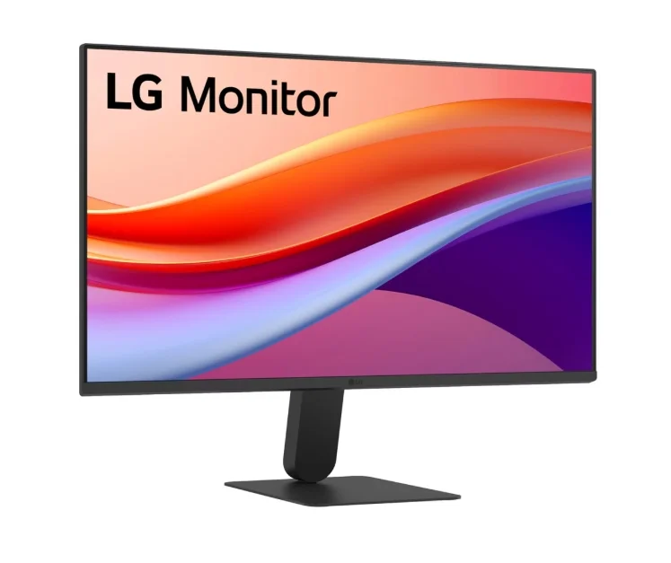 Монитор LG 24U41YA-B 23.8" IPS, Full HD 1920x1080, 120Hz, 1ms MBR, HDR 10, sRGB 99%, FreeSync, Черен