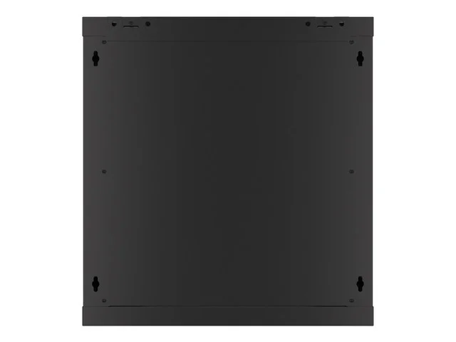Lanberg rack cabinet 19" wall-mount 12U/600x600 for self-assembly with metal door black (flat pack)