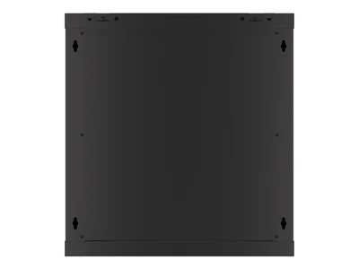 Lanberg rack cabinet 19" wall-mount 12U/600x600 for self-assembly with metal door black (flat pack)