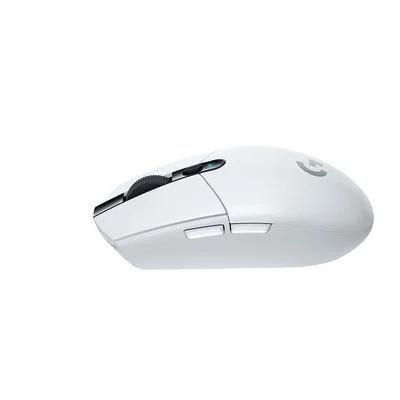 Геймърска мишка Logitech G305 Wireless HERO 12000 DPI, 6 програмируеми бутона, Lightspeed, бяла
