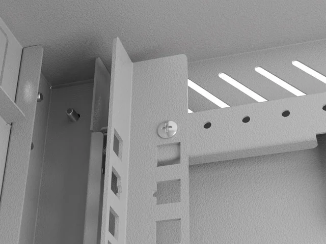 Lanberg rack cabinet 10" wall-mount 6U/300x300 (flat pack) with glass door grey