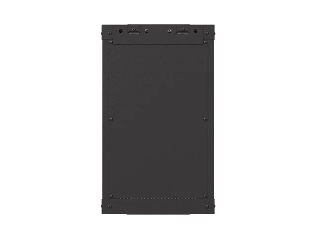 Lanberg rack cabinet 10" wall-mount 9U/300x300 (flat pack) with glass door black