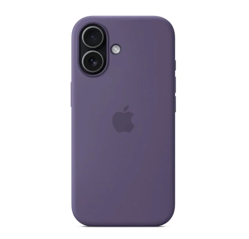Калъф силиконов Apple iPhone 17 с MagSafe, Purple Fog