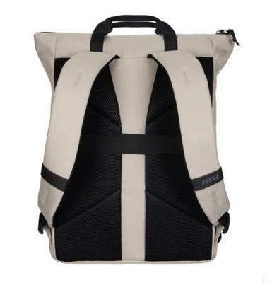 MSI Venture Backpack, For up to 16 inch laptops, Front zipper storage bag, Water-repellent and wear-resistant, Moisture - bacteria proof, Environmentally certification, Desert beige grey, 46 x 40 x 15cm , easily accommodating laptops under 16 inches