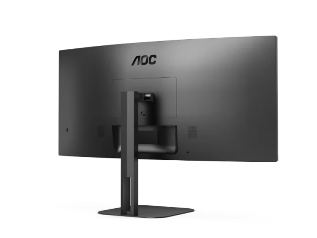 AOC CU34V5C/BK, 34" Curved 1500R VA WLED, 3440x1440@100Hz, 4ms GtG, 1ms MPRT, 300cd m/2, 3000:1, 20M:1 DCR, Adaptive Sync, FlickerFree, Low Blue Light, 5Wx2, Tilt, Height Adjust, Swivel, HDMI, DP, USB hub