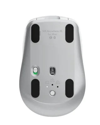 Мишка Logitech – MX Anywhere 3S for Mac, безжична, Pale Grey