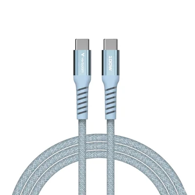 USB-C кабел Verbatim Sync & Charge Magnetic 1.2m 100W, син