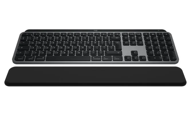 Комплект клавиатура и мишка Logitech MX Keys S Combo за Mac, Space Grey, безжичен, US English
