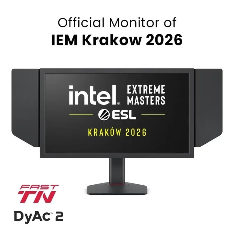 Монитор BenQ ZOWIE XL2586X+, 24.1" FHD 600Hz TN (черен)
