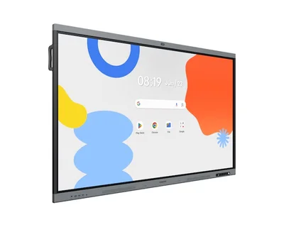 Samsung Interactive E-Board WA86FP 86" All-in-One Video Android OS 4K Digital Flipchart TOUCH 48MP Camera Wi-Fi, Black