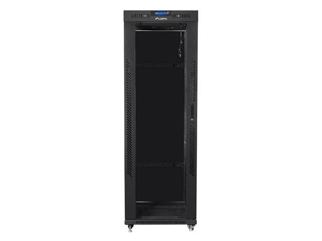 Lanberg rack cabinet 19" free-standing 37U/800x1000 (flat pack) with glass door lcd black v2