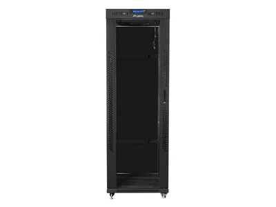 Lanberg rack cabinet 19" free-standing 37U/800x1000 (flat pack) with glass door lcd black v2