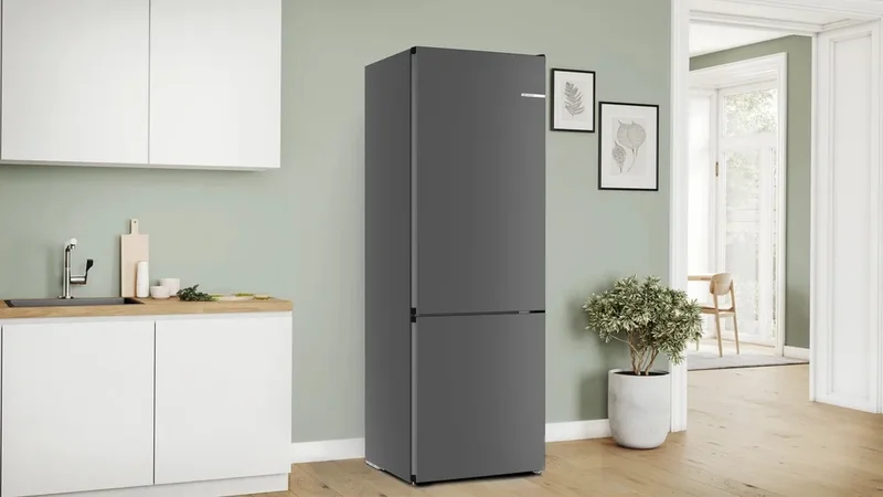 Bosch KGN49OCAF SER4, FS fridge-freezer, Total No Frost, A,  203/70/66.7cm, 440l(311+129), Super silent: 29dB, VitaFresh, Anthracite steel