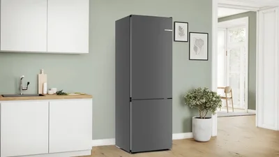 Bosch KGN49OCAF SER4, FS fridge-freezer, Total No Frost, A,  203/70/66.7cm, 440l(311+129), Super silent: 29dB, VitaFresh, Anthracite steel
