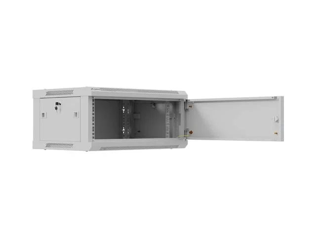Lanberg rack cabinet 19" wall-mount 4U / 600x450 for self-assembly (flat pack), grey