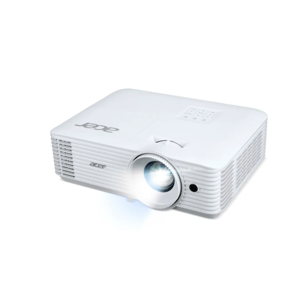 Acer Projector P1358i, DLP, WXGA (1280x800), 5000 ANSI Lumens, 20 000:1, 1.3x, HDMI 2x1.4, VGA, DC Out (5V/1A, USB-A), RCA, Audio in/out (3.5mm), Wireless dongle included, Speaker 10W, Bluelight Shield, Bag, 2.8kg, 3Y, White