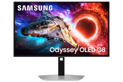 Samsung 27'' LS27HG800SU Odyssey OLED G8 4K 3840x2160 0.03ms 240Hz Glare Free DP 2.1 (UHBR20) & USB-C (98W) Silver