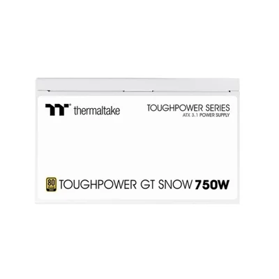 Захранващ блок Thermaltake Toughpower GT 750W Snow ATX 3.1, 750W, Gold, напълно модулен, бял