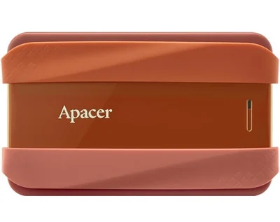 Външен твърд диск Apacer – AC533, 2TB, 2.5", USB 3.2, червен