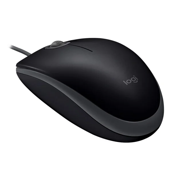 Мишка Logitech B110 Silent, черна, USB