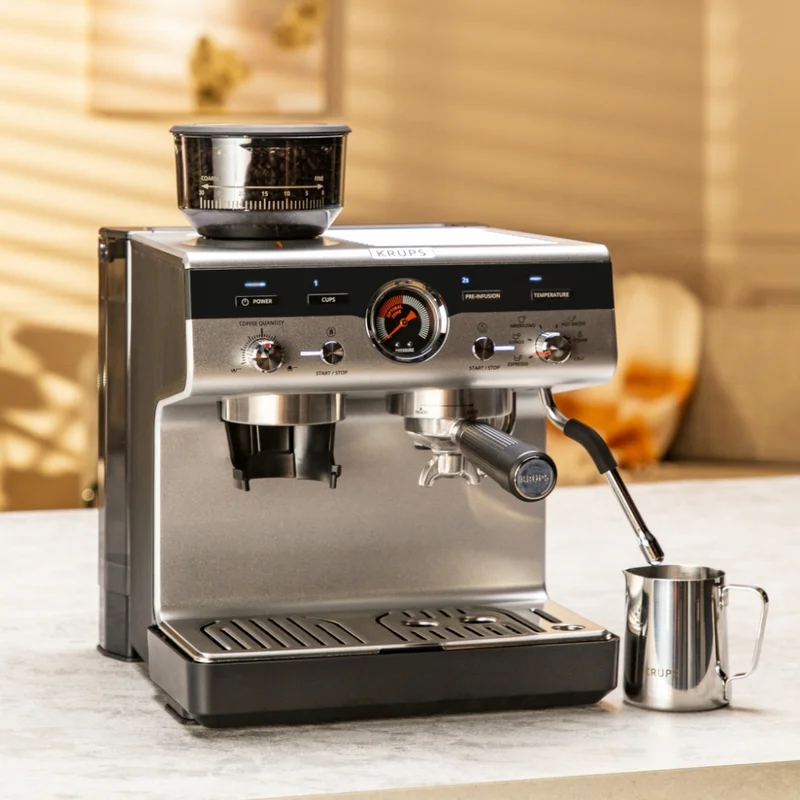 Кафемашина Krups XP801T10 с помпа и мелачка