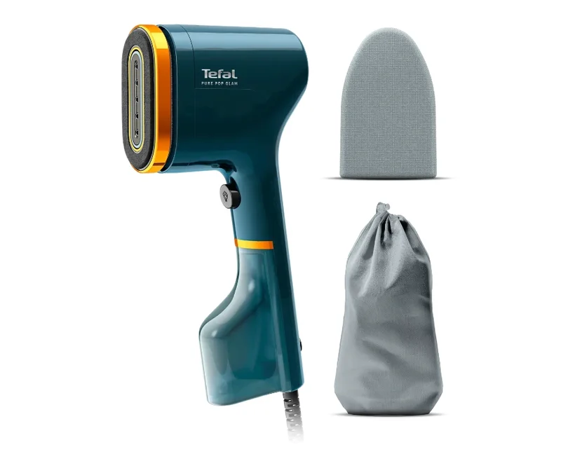 Парна четка Tefal – DT2050F0 Pure Pop Glam, 1300W, 20g/min, автоматично изключване, зелена